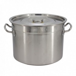 Oala cu capac, Cazan Rosberg R51211A30S, 32cm, 15.5L, Inox