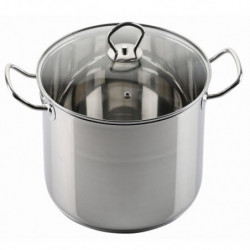 Oala de inox cu capac sticla ERTONE ERT-MN 512