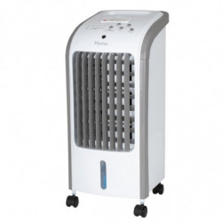 Racitor si umidificator de aer HOMA HMC-7508 Cu telecomanda Functie de racire umidificare purificare 3 trepte de putere Timer 12 h Alb