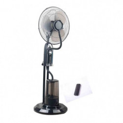 Ventilator De Podea Cu Nebulizator De Apa Elite Efm-1307r, 75w, 3 Viteze, 3,2l, Telecomanda, Negru