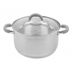 Oală cu capac Smart Kitchen APOLLO 18 cm 27 litri fund multistrat oțel inoxidabil