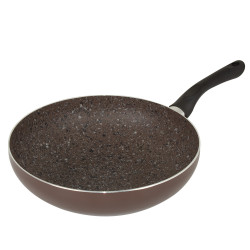 Tigaie wok Muhler MR-3081BG 30 cm Acoperire antiaderență Inducție Maro