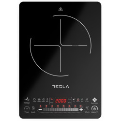Plita cu inductie Tesla IC400B, 2000W, Ecran tactil, Afisaj LED, 9 programe, 8 trepte, Timer, Negru