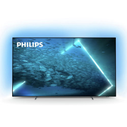 Televizor Oled Philips 55oled707/12, 55 Inchi (139 Cm), Smart, Android, 4k Ultra Hd 100 Hz, Clasa G, Negru