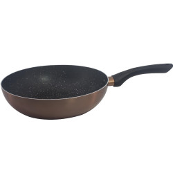 Tigaie wok Rosberg Premium RP51320F26 26 cm Acoperiere marmura Inductie Cupru metalic