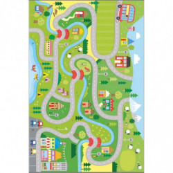 Covor Chilai Home 595HFT1163 120x180 cm fire de catifea antibacteriene verde